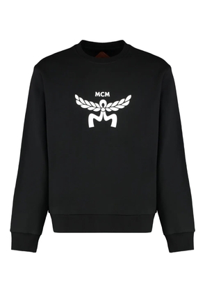 MCM logo crew-neck sweatshirt - Black