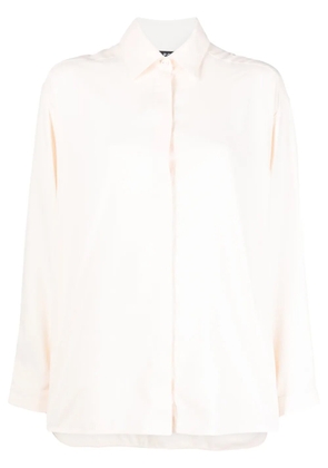 A.P.C. button-up silk shirt - Neutrals