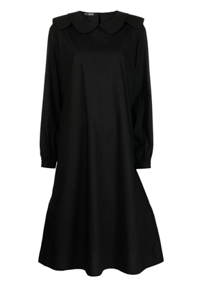 Raf Simons rounded-collar midi dress - Black