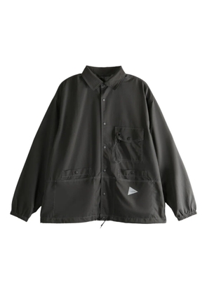 and Wander press-stud fastening jacket - Grey