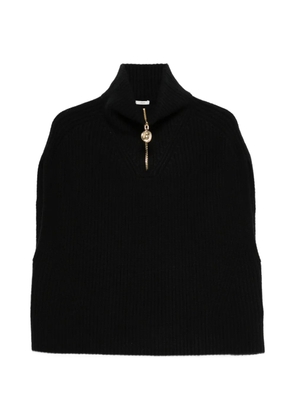 JOSEPH Raffet half-zip sweater - Black