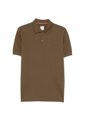 Paul Smith Artist Stripe striped placket polo shirt - Brown