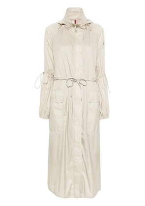 Moncler Lins parka maxi coat - Neutrals