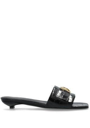 ANINE BING appliqué sandals - Black