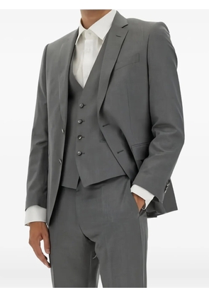 BOSS virgin-wool jacket - Grey