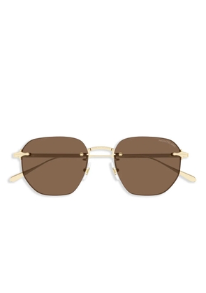 Montblanc square-frame sunglasses - Gold