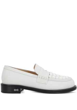 MACH & MACH Caddy loafers - White