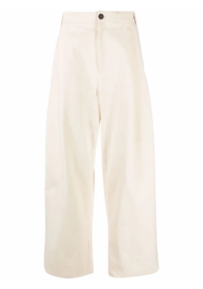 Studio Nicholson Sorte wide-leg pleated trousers - Neutrals