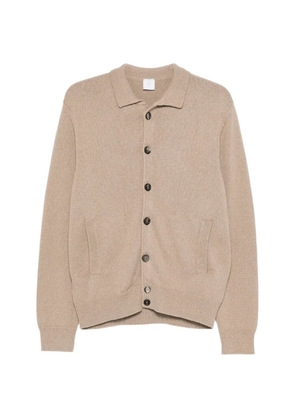 Eleventy button cotton cardigan - Neutrals