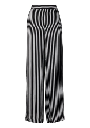 Michael Michael Kors striped wide-leg trousers - Black