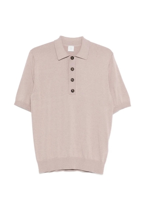 Eleventy fine-knit polo shirt - Neutrals