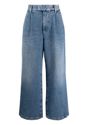 ARMARIUM wide-leg pleated jeans - Blue