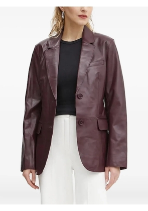 STAND STUDIO button-fastening single-breasted blazer - Red