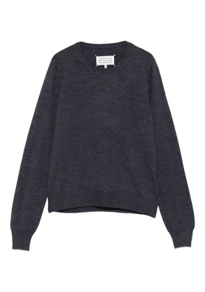 Maison Margiela round-neck wool sweater - Blue