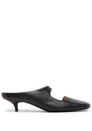 Marsèll Spinata leather mules - Black