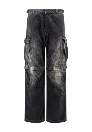 Balenciaga panelled cargo jeans - Black