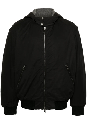 Diesel Alain Oval-D hooded jacket - Black