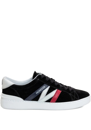 Moncler Monaco striped sneakers - Black