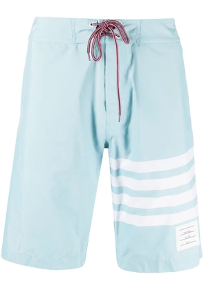 Thom Browne 4-Bar board shorts - Blue