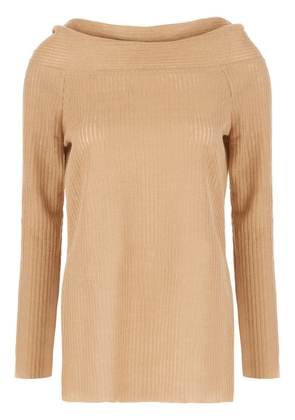 Alberta Ferretti linen jumper - Neutrals