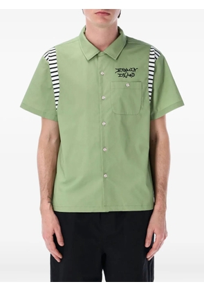 Brain Dead Cobra flocked bowling shirt - Green