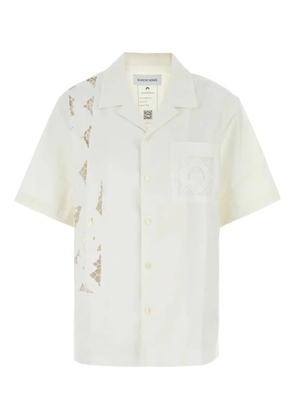 Marine Serre poplin shirt - White