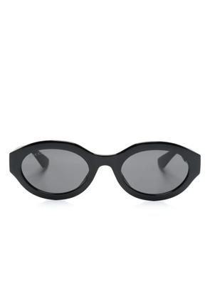 Gucci Eyewear oval-frame sunglasses - Black