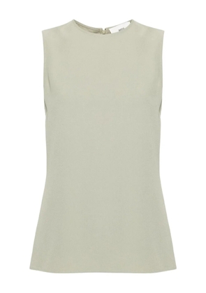 AMI Paris crepe tank top - Green