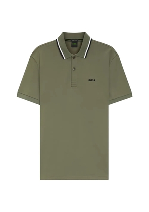 BOSS Paddy double-striped polo shirt - Green