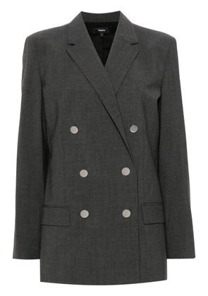 Theory double-breasted blazer - Grey