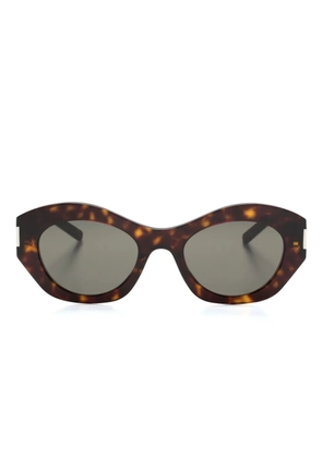 Saint Laurent Eyewear SL639 round-frame sunglasses - Brown