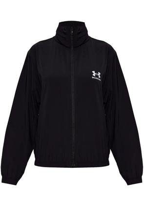 Balenciaga logo-print jacket - Black