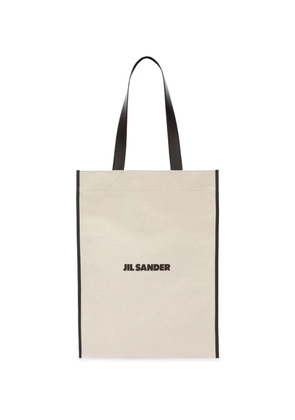 Jil Sander flat shopper medium tote bag - White