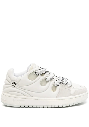 BARROW Ollie panelled leather sneakers - White