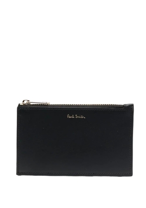Paul Smith artist stripe-print zipped cardholder - Black