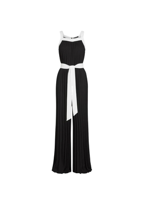 Karl Lagerfeld pleated jumpsuit - Black