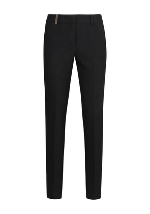 Peserico belt-loops trousers - Black