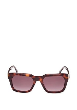 GUESS USA havana square-frame sunglasses - Brown