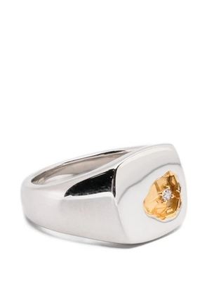 Tom Wood Mined ring - Silver