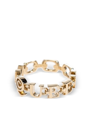 Alexander McQueen logo-embellished ring - Gold