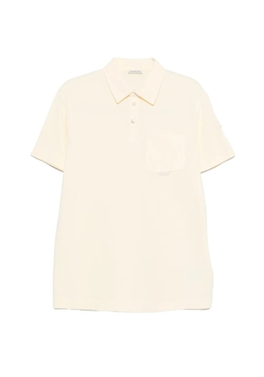 Moncler logo-patch polo shirt - Yellow