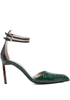 TOM FORD 85mm ankle-strap pumps - Green