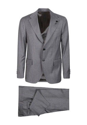 Lardini buttoned wool suit - Grey