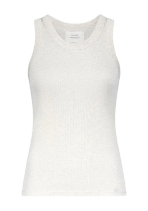 LouLou de Saison LIMBA embroidered tank top - Grey