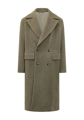 BOSS double-breasted coat - Brown
