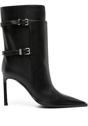 Sergio Rossi Sr Thalestris 95mm leather boots - Black
