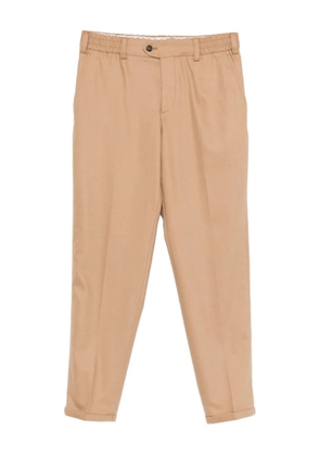 PT Torino Rebel button elasticated-waist trousers - Neutrals