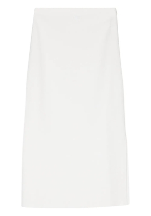 Lorena Antoniazzi ribbed-knit pencil skirt - White