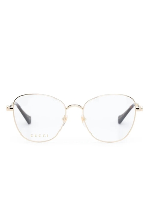 Gucci Eyewear GG14180 square-frame glasses - Gold