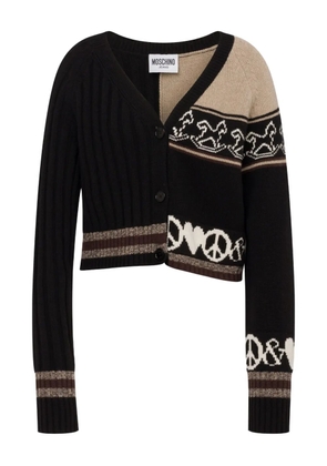 MOSCHINO JEANS Peace Love cardigan - Black